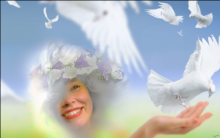 Я белых голубей пускаю в небеса