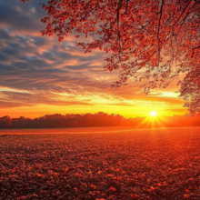 Прекрасные закаты осени